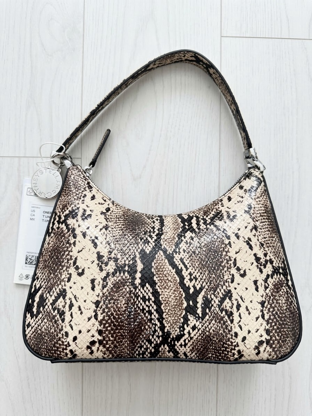 Stella McCartney for H&M Snakeskin Print Shoulder Bag, NWT, RARE